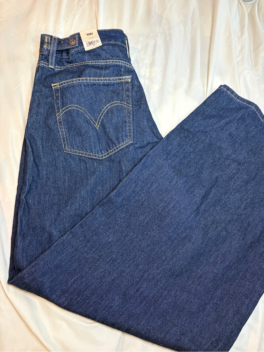 Levi's Jeans Womens 32x31 Cinch Baggy Wide Leg Dark Wash Cotton Denim Grunge 90s